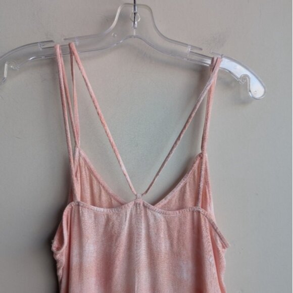 Aerie tie dye pink summer beach cover up midi dress - Picture 5 of 6